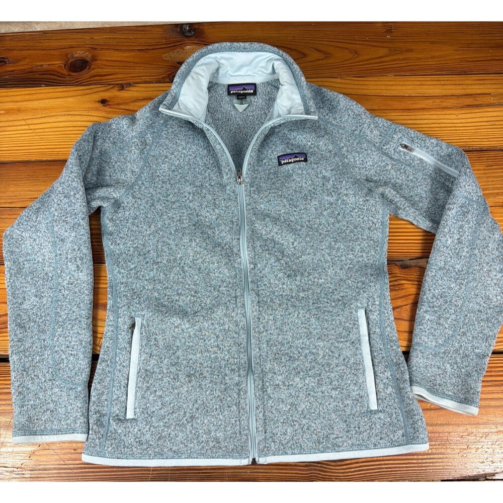 Patagonia Fleece Better Sweater Full Zip Women’s Size Small Blue/Green